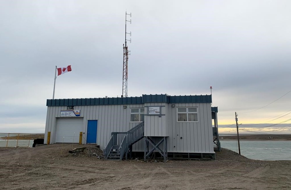 The RCMP station in the hamlet of Gjoa Haven, Nunavut, is seen on Friday, Oct. 1, 2021. THE CANADIAN PRESS/Emma Tranter