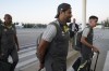Hulk of Brazil's Atletico Mineiro arrives at the airport in Buenos Aires, Argentina, Wednesday, Nov. 27, 2024, for the upcoming Copa Libertadores final soccer match against Brazil's Botafogo. (AP Photo/Natacha Pisarenko)