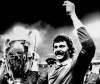 FILE - Steaua Bucharest goalkeeper Helmuth Duckadam raises the European Champions Cup after the Romainian team defeated Barcelona in penalties in Seville, Spain, May 7, 1986. Former Steaua Bucharest goalkeeper Helmuth Duckadam, who saved four penalties in the 1986 European Cup final shootout win against Barcelona, died on Monday. He was 65. (AP Photo/Fernando Ricardo, File)