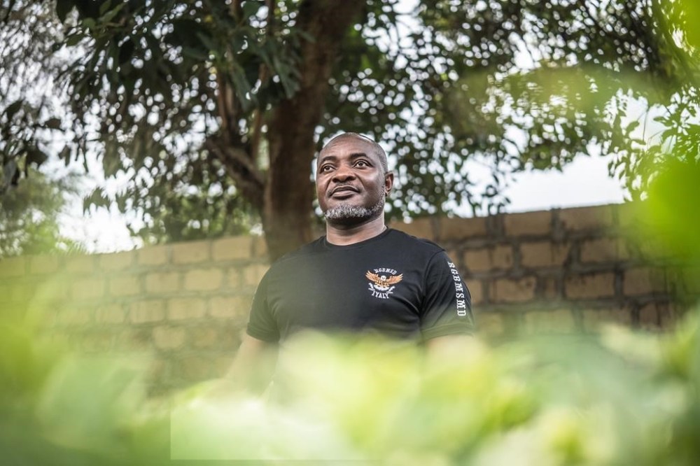 Ibrahim Kazibwe, founder of the Community Empowerment and Self-Support Organization (CESSO), a refugee-led organization that provides services and shelter to gender and sexual minorities, poses for a portrait in Nairobi, Kenya, Wednesday, Aug. 7, 2024. THE CANADIAN PRESS/Brian Otieno