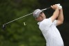 Kevin Kisner hits a tee shot on the sixth hole during the first round of the Charles Schwab Challenge golf tournament at the Colonial Country Club in Fort Worth, Texas, Thursday, May 25, 2023. (AP Photo/LM Otero)