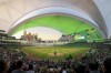 FILE - The Oakland Athletics and their design teams released renderings Tuesday, March 5, 2024 of the club's planned $1.5 billion stadium in Las Vegas that show five overlapping layers with a similar look to the famous Sydney Opera House. (Negativ via AP, File)