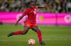 Canadian international forward Nichelle Prince has signed a new two-year contract that keeps her at the NWSL's Kansas City Current through the 2026 season with a mutual option for 2027. Nichelle Prince takes a shot at goal during a friendly soccer international between Canada and Australia in Sydney, Australia, Tuesday, Sept. 6, 2022. THE CANADIAN PRESS/AP-Rick Rycroft