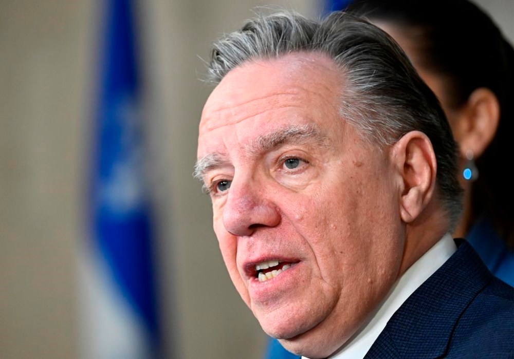 Quebec Premier Francois Legault speaks during a news conference at the Premier’s office in Quebec City, Friday, December 6, 2024. THE CANADIAN PRESS/Jacques Boissinot