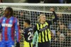 Manchester City's Erling Haaland celebrates scoring during the English Premier League soccer match between Crystal Palace and Manchester City at Selhurst Park in London, Saturday Dec. 7, 2024. (AP Photo/Dave Shopland)