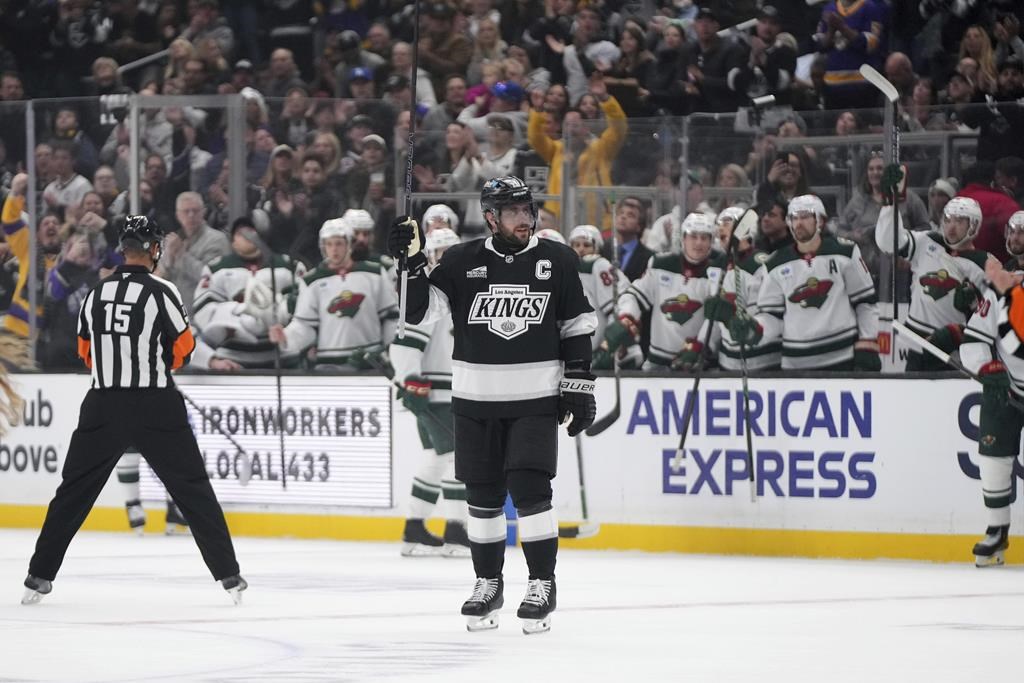 Kuemper, Kings hold red-hot Wild under wraps 4-1 to extend win streak to 5