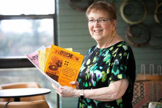 Lorrie Pismenny is a longtime volunteer with the Ostomy Manitoba Association. (Mikaela MacKenzie / Free Press)
