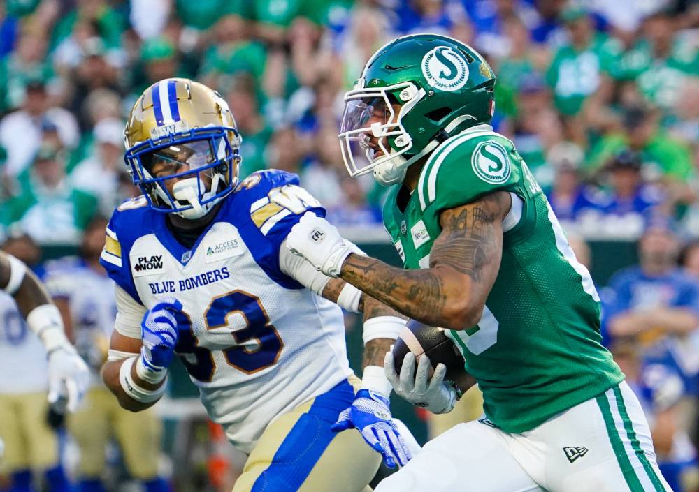 Heywood Yu / THE CANADIAN PRESS files
Blue Bombers linebacker Tony Jones says it’s a blessing to play football in November.