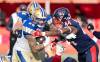 Christinne Muschi / THE CANADIAN PRESS
                                Blue Bombers running back Brady Oliveira led the CFL in rushing for the second year in a row in 2024.