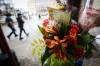 JOHN WOODS / FREE PRESS
                                Flowers were placed in memory of Briannah Clowes at Place Promenade behind Portage Place mall.