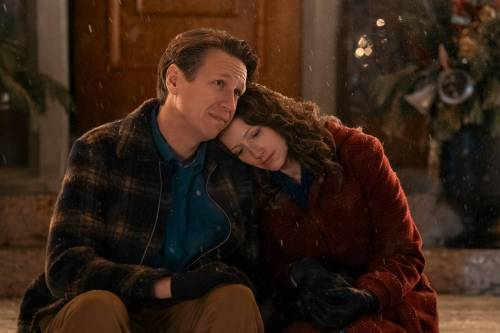 ALLAN FRASER PHOTO
Pete Holmes and Judy Greer spent two months in Winnipeg filming the Best Christmas Pageant Ever.