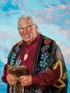 Kent Monkman
                                The Hon. Sen. emeritus Murray Sinclair. 48” x 36”, acrylic on canvas, 2024. Image courtesy of the artist.