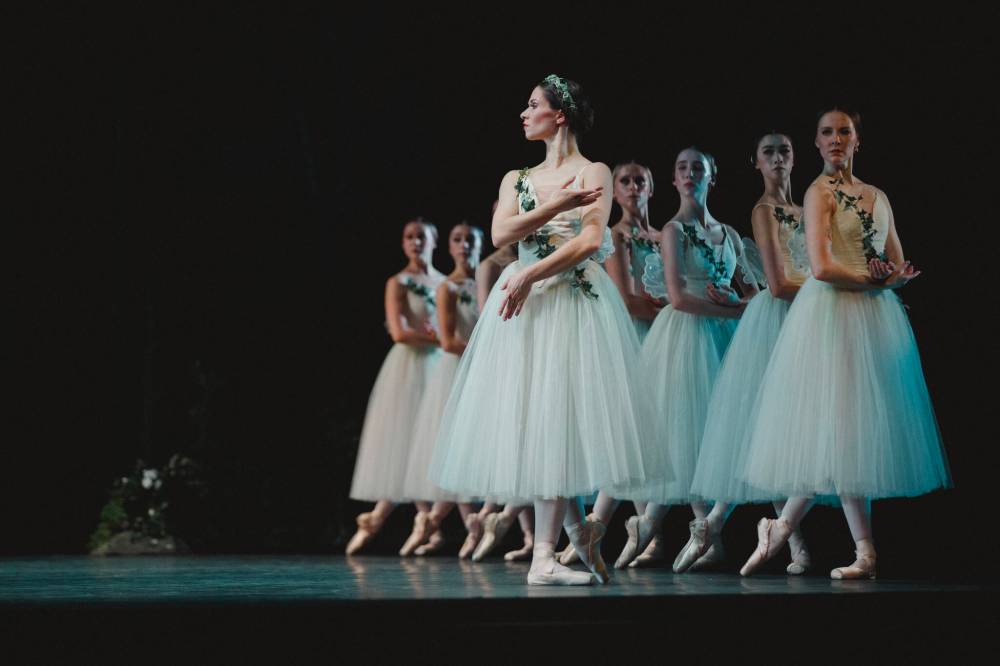 Michelle Blais photo
Jaimi Deleau (with the RWB Company, above) is the regal fiancée of Loys..