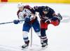 JOHN WOODS / THE CANADIAN PRESS
                                Winnipeg Jets’ Nino Niederreiter and Colorado Avalanche’s Nathan MacKinnon collide during the third period Thursday night.