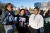 MIKE DEAL / FREE PRESS
                                Michelle Houle, from left, Natalie Anderson, and Sage Kent, talk about their plan to stay in Memorial Park for the weekend as a spiritual sendoff for Xavia, the little girl whose remains were found in an Interlake barn on June 3.