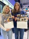 TYLER SEARLE / FREE PRESS
                                Kiera Pionk (left) with Destiny Samberg at the launch of the 2025 Jets Pets calendar at the Canada Life Centre on Nov. 9, 2024. The calendar is raising funds for Winnipeg animal rescue D’Arcy’s ARC.