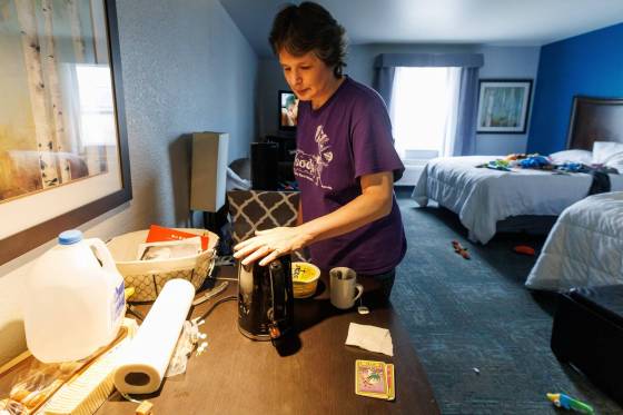 Carol Lynch hoped to be back home by now, but the return date to Birchwood Terrace kept getting pushed back. (Mike Deal / Free Press)