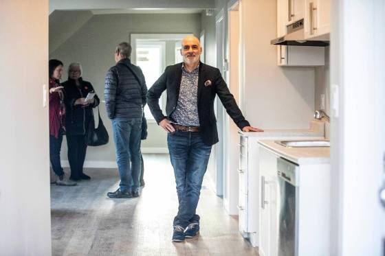 Sheldon Pollett, executive director of Raising the Roof, said while more affordable housing is needed, 24 additional units are expected to make a difference in Winnipeg. (Mikaela MacKenzie / Free Press)