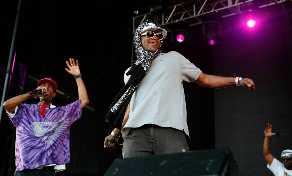 Jason DeCrow / The Associated Press files
                                Rapper Kool Keith (centre) performs at Sidestage on Jan. 23.