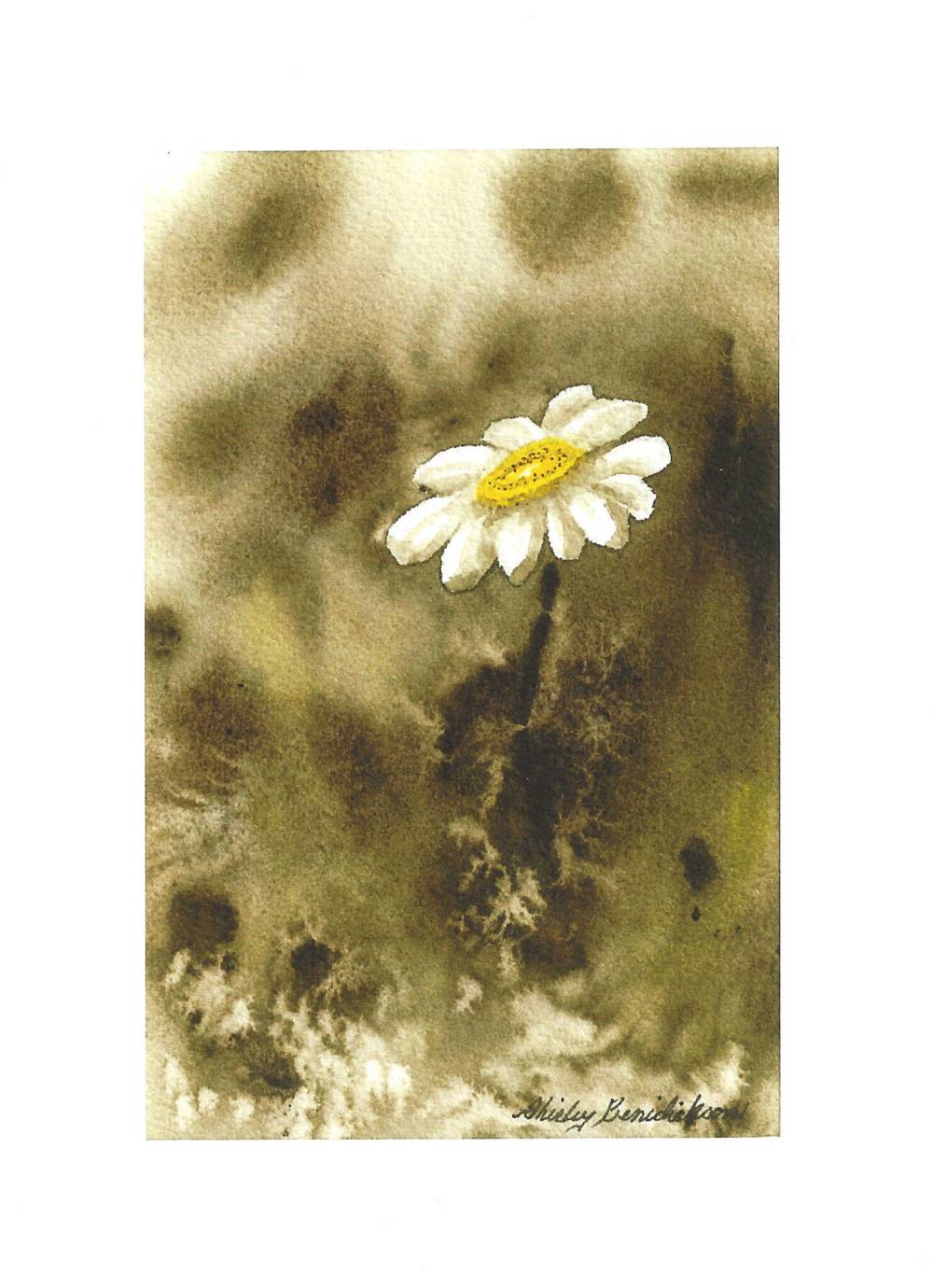 SUPPLIED
Shirley Benidickson’s painting of her favourite flower, entitled Proud.