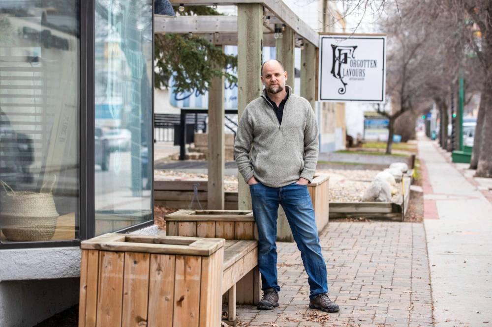 Believing the Forgotten Flavours brand would land in city store shelves, Holbrow gratefully admitted the Corydon Avenue location “kind of fell in our lap.” (Mikaela MacKenzie / Free Press)