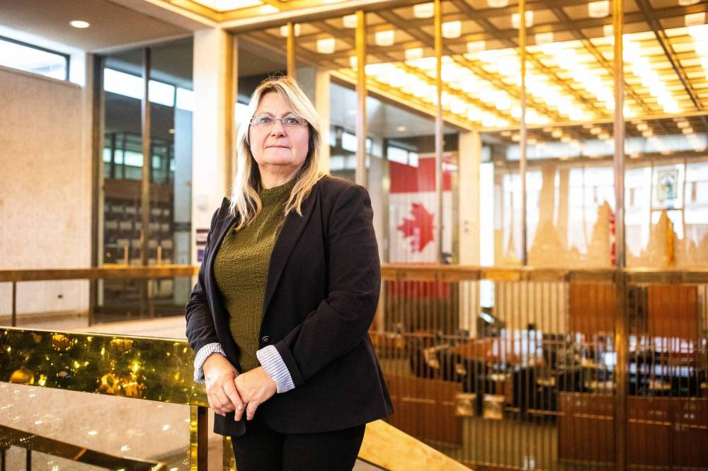 MIKAELA MACKENZIE / FREE PRESS
Wendy Van Loon, Rob Jenner’s wife, said while it’s too late for her husband, other families can benefit from protected bike lanes and lowered speed limits. Jenner was killed while cycling to work after being hit by a speeding driver.