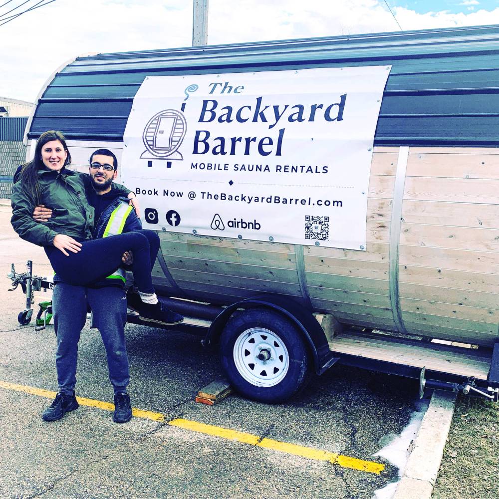 SUPPLIED
Cristen Hamed and her husband Amir Hamed bought The Backyard Barrel last December.
