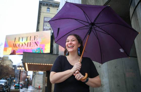 Katie German, the woman in charge of Little Women, is directing her first production for the Royal Manitoba Theatre Centre. (Ruth Bonneville / Free Press)
