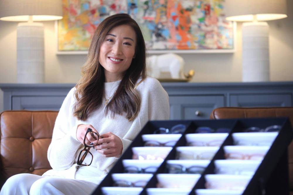 RUTH BONNEVILLE / FREE PRESS
                                ‘It was a fantastic experience. I had practiced for weeks in front of my kids. My kids knew my speech verbatim,’ Kathy Tran-Riese, founder of KayTran Eyewear, says of her Dragons’ Den pitch in Toronto that is scheduled to air Nov. 28.