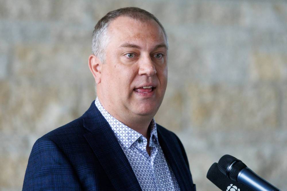 Nathan Martindale, president of the Manitoba Teachers’ Society (Mike Deal / Free Press files)