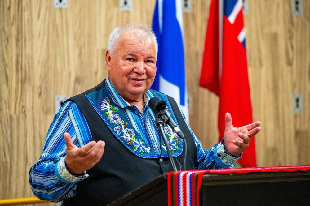 NIC ADAM / FREE PRESS FILES
Federation president David Chartrand said he hopes it will lead to better health care, child welfare, educational opportunities and improved outcomes for Métis involved in the criminal justice system.