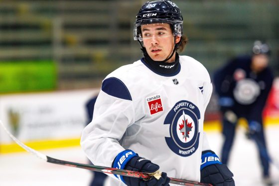 Brayden Yager is making his NHL debut for the Jets. (Mike Deal / Free Press files)