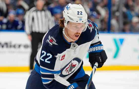 Winnipeg Jets winger Mason Appleton will play his 300th game tonight. (Chris O'Meara / The Associated Press files)