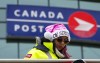 Canada Post employee Aurelia Arcaro of Rigaud, Que., rallies at Canada Post headquarters in Ottawa on November 28, 2024. THE CANADIAN PRESS/Sean Kilpatrick