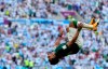 FILE - Saudi Arabia's Salem Al-Dawsari celebrates after scoring his side's second goal during the World Cup Group C soccer match between Argentina and Saudi Arabia at the Lusail Stadium in Lusail, Qatar, Tuesday, Nov. 22, 2022. (AP Photo/Ricardo Mazalan, File)