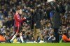 Manchester United's Mason Mount goes off injured during the English Premier League soccer match between Manchester City and Manchester United at the Etihad Stadium in Manchester, Sunday, Dec. 15, 2024. (AP Photo/Dave Thompson)