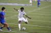 University of New Hampshire forward Ibrahim Conde, right, of Montreal, is shown in action against UMass Lowell in America East regular-season championship soccer in Durham, N.H., in a Nov. 5, 2024, handout photo. THE CANADIAN PRESS/HO-University of New Hampshire, Makena Lee, *MANDATORY CREDIT*