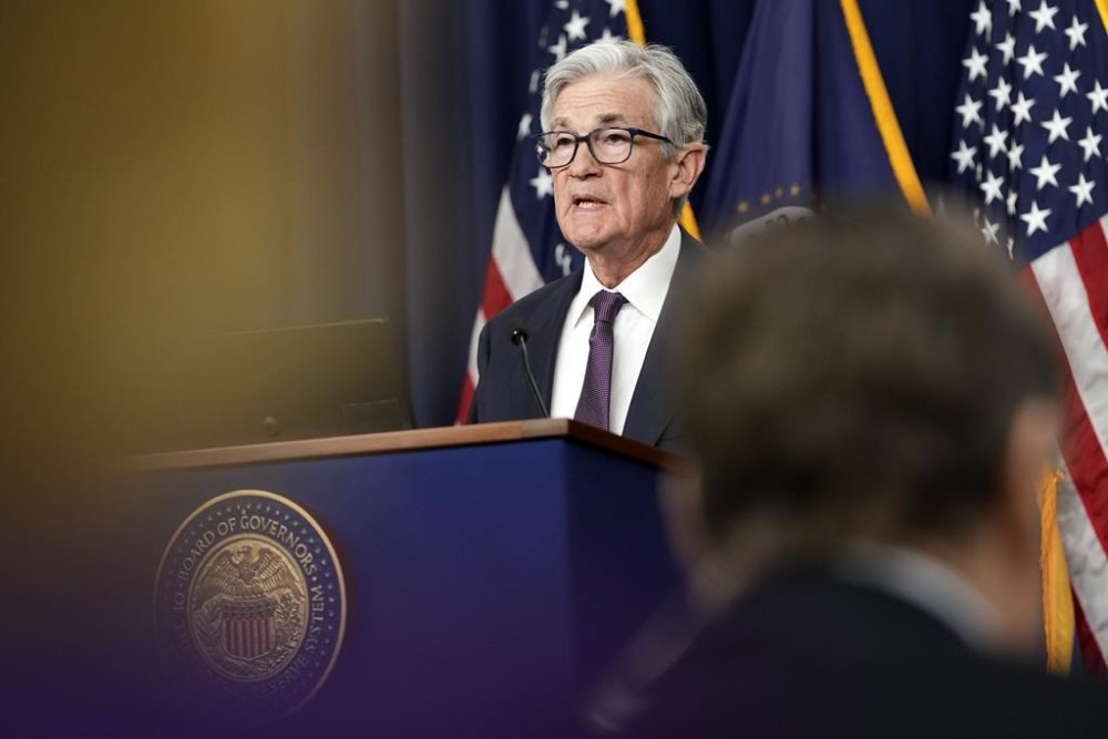 Federal Reserve Board Chairman Jerome Powell speaks during a news conference at the Federal Reserve, Wednesday, Dec. 18, 2024, in Washington. (AP Photo/Jacquelyn Martin)