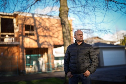 Gil Yaron, managing director of circular innovation at Light House, poses for a photograph in Vancouver, on Wednesday, December 18, 2024. The Vancouver-based non-profit launched the Building Material Exchange (BMEx) in November, aimed at getting the word out to the construction and development community that their excess or salvaged construction materials have value. THE CANADIAN PRESS/Darryl Dyck