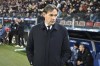 Inter Milan's coach Simone Inzaghi waits for the start of the Serie A soccer match between Cagliari Calcio and Inter Milan at the Unipol Domus stadium in Cagliari, Italy, Saturday, Dec. 28, 2024. (Gianluca Zuddas/LaPresse via AP)