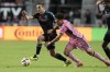 FILE - New York City FC midfielder James Sands (6) takes control of the ball from Inter Miami midfielder David Ruiz (41) during the second half of an MLS soccer match, Saturday, March 30, 2024, in Fort Lauderdale, Fla. (AP Photo/Marta Lavandier, File)