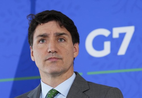 Prime Minister Justin Trudeau holds a press conference at the G7 Summit in Savelletri Di Fasano, Italy, Saturday, June 15, 2024. THE CANADIAN PRESS/Sean Kilpatrick