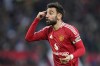 Manchester United's Bruno Fernandes gestures in frustration during the English Premier League soccer match between Manchester United and Bournemouth at the Old Trafford stadium in Manchester, England, Sunday, Dec. 22, 2024. (AP Photo/Dave Thompson)