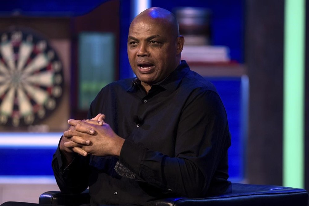 NBA Hall of Famer Charlies Barkley appears as a guest during the taping of