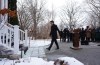 Prime Minister Justin Trudeau leaves a news conference after announcing his resignation as Liberal leader outside Rideau Cottage in Ottawa on Monday, Jan. 6, 2025. THE CANADIAN PRESS/Sean Kilpatrick