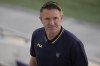 FILE - Former Ireland soccer great Robbie Keane poses for photographers in Tel Aviv, Israel, June 27, 2023. (AP Photo/Ariel Schalit, File)