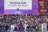 FILE - A giant screen reports a VAR review during the English Premier League soccer match between West Ham and Aston Villa, at the London stadium in London, March 17, 2024. (AP Photo/Kirsty Wigglesworth, File)