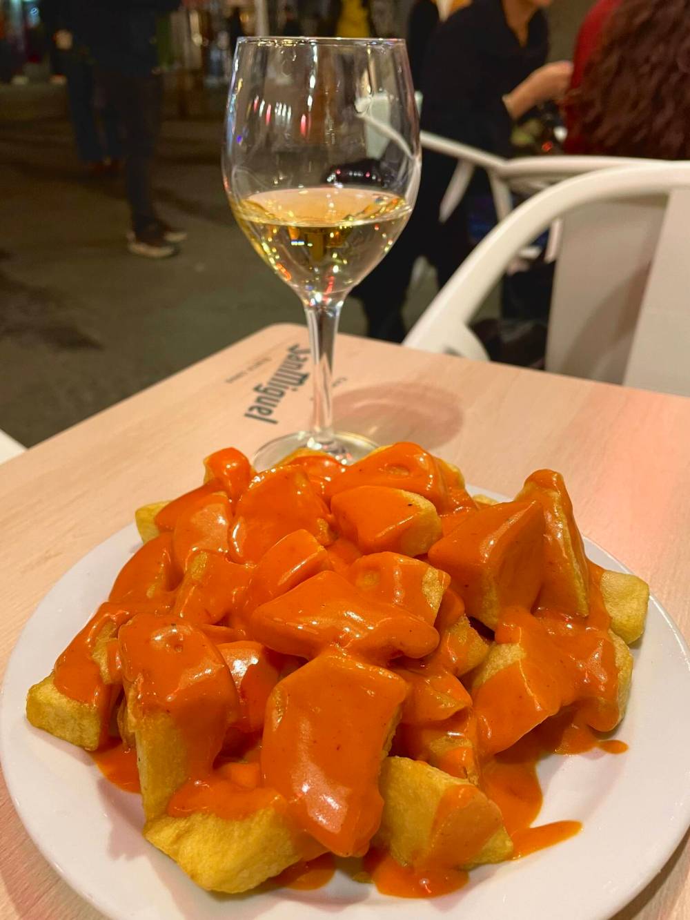 Steve MacNaull / For the Free Press
Patatas bravas at Taberna La Tia Cebolla