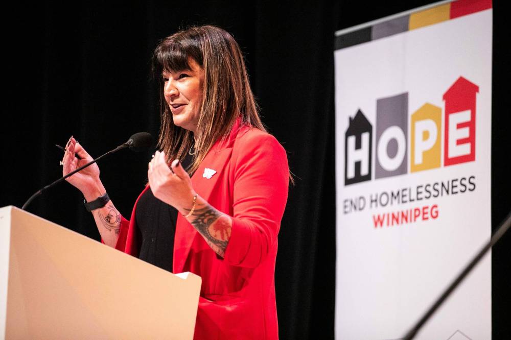 MIKAELA MACKENZIE / FREE PRESS
Housing, Addictions and Homelessness Minister Bernadette Smith said the province has taken steps to address housing.