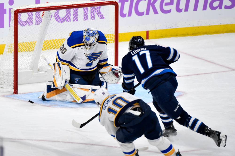 FRED GREENSLADE / THE CANADIAN PRESS FILES
The Jets have only scored six times during their current four-game losing streak.
